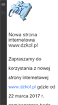 Mobile Screenshot of dzkol.eu