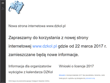 Tablet Screenshot of dzkol.eu